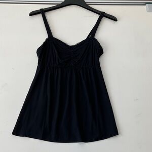 NWT Soma signature cool nights soft support cami sz S Black.